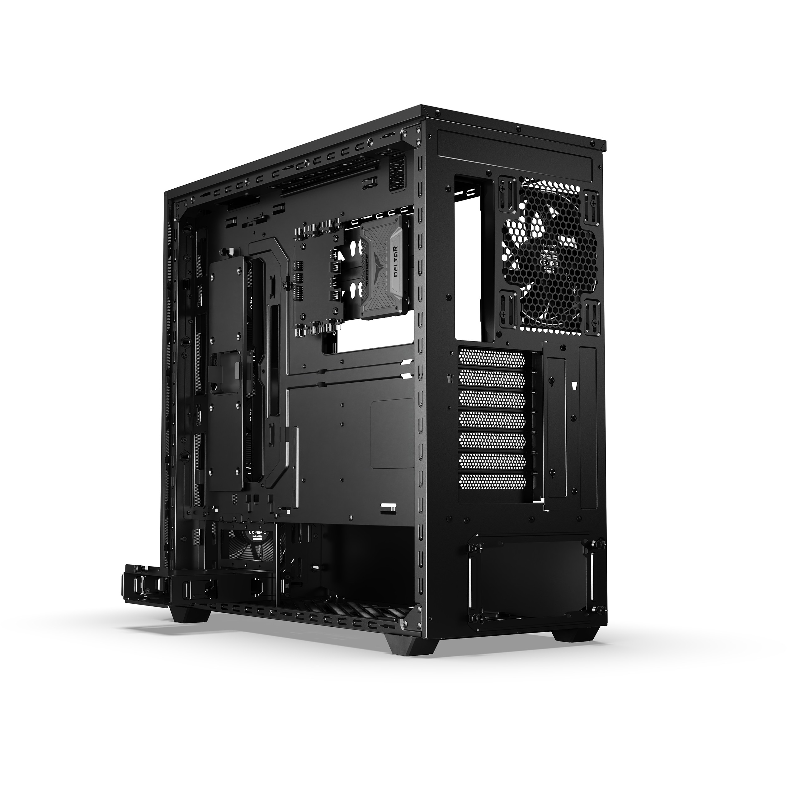 Kućište za računalo BE QUIET! Shadow Base 800 FX Black Midi Tower (USB 3.2 Gen 2, podrška za HDD 2.5" i 3.5", težina 12.3 kg, dimenzije 247x550x522 mm, podrška za ATX, micro ATX, Mini-ITX, EATX matične ploče)-6