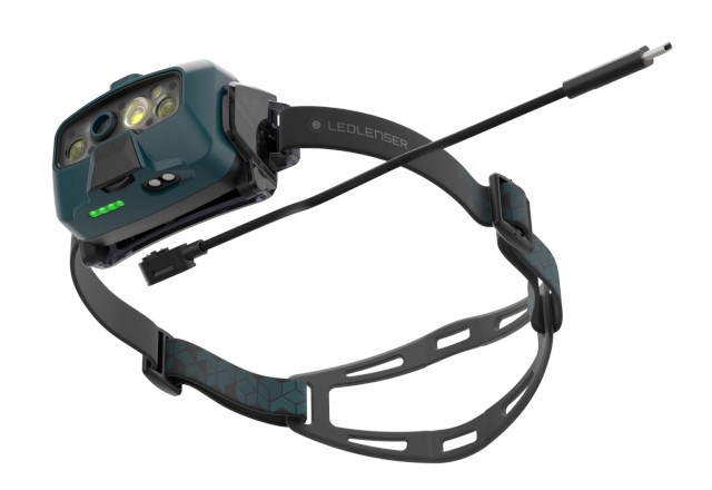 Ledlenser HF8R Core teal Green - Headband flashlight LED, green-1