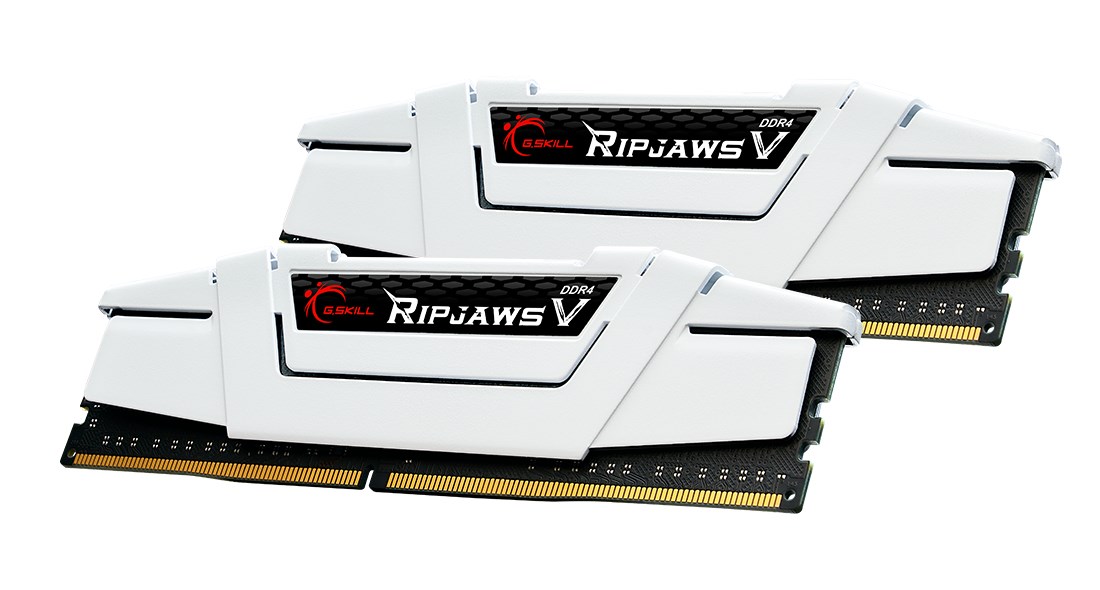 Memorija G.SKILL RIPJAWSV (32 GB: 2 x 16 GB, DDR4, 3600 MHz, CL18, XMP2) bijela-1