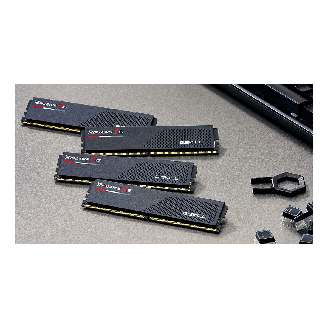 Memorija G.SKILL Ripjaws S5 RGB (DDR5, kit, 32 GB 2 x 16 GB, DIMM 288-pin, 6000 MHz / PC5-48000, unbuffered)-3