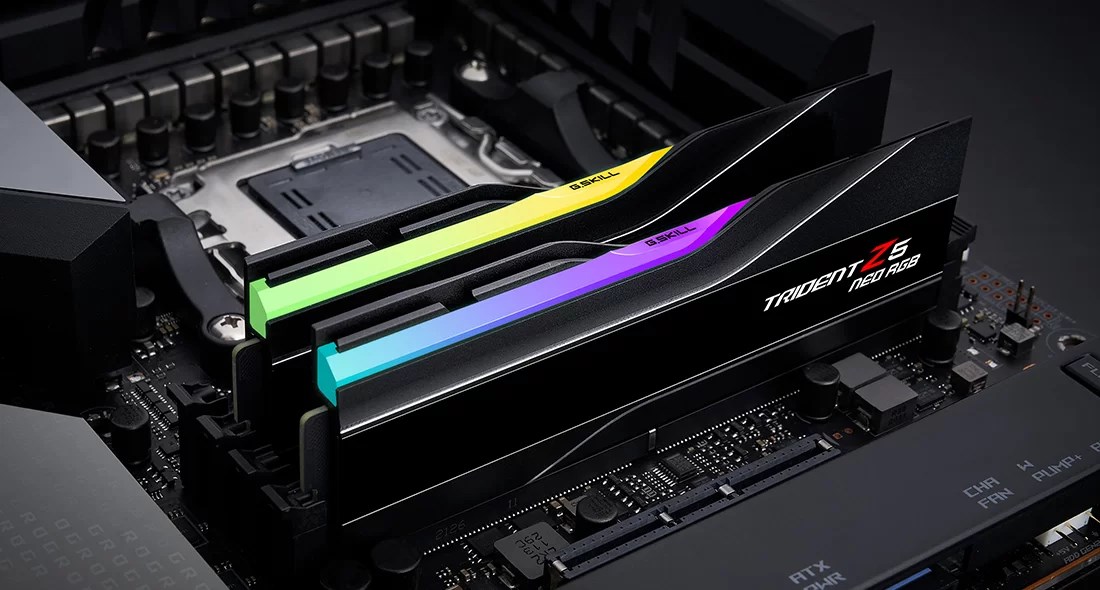 RAM G.SKILL Trident Z5 Neo RGB F5-6400J3239F24GX2-TZ5NR (48 GB, 2 x 24 GB, DDR5, 6400 MHz)-0