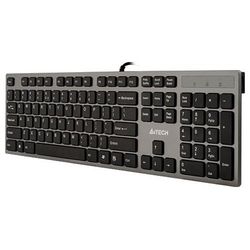 Tipkovnica A4TECH KV-300H (USB, QWERTY, crna, siva) – internacionalna non HR tipkovnica