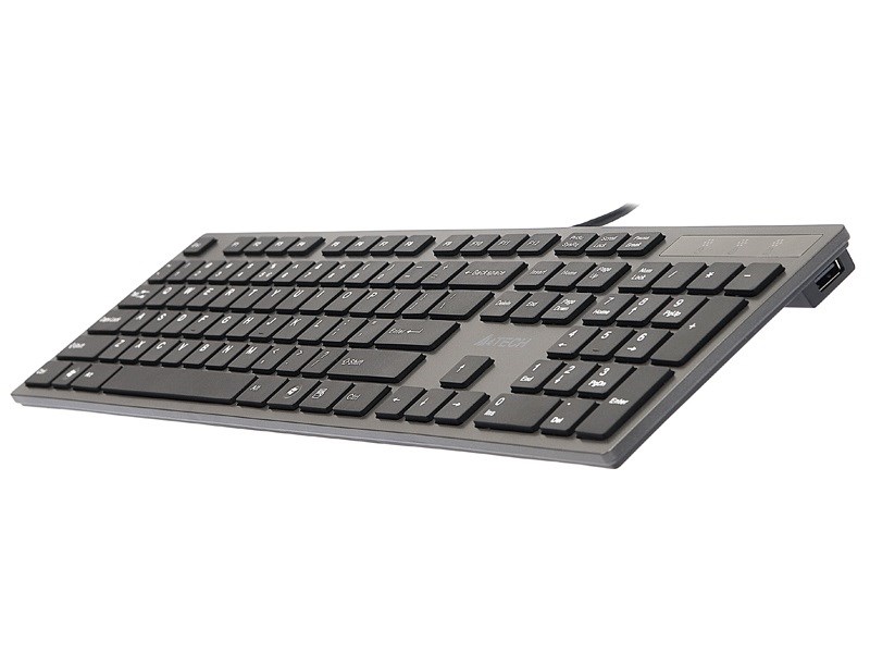Tipkovnica A4TECH KV-300H (USB, QWERTY, crna, siva) – internacionalna non HR tipkovnica-3