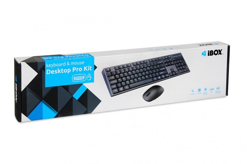 iBox IKMS606W keyboard RF Wireless English Black – internacionalna non HR tipkovnica-10