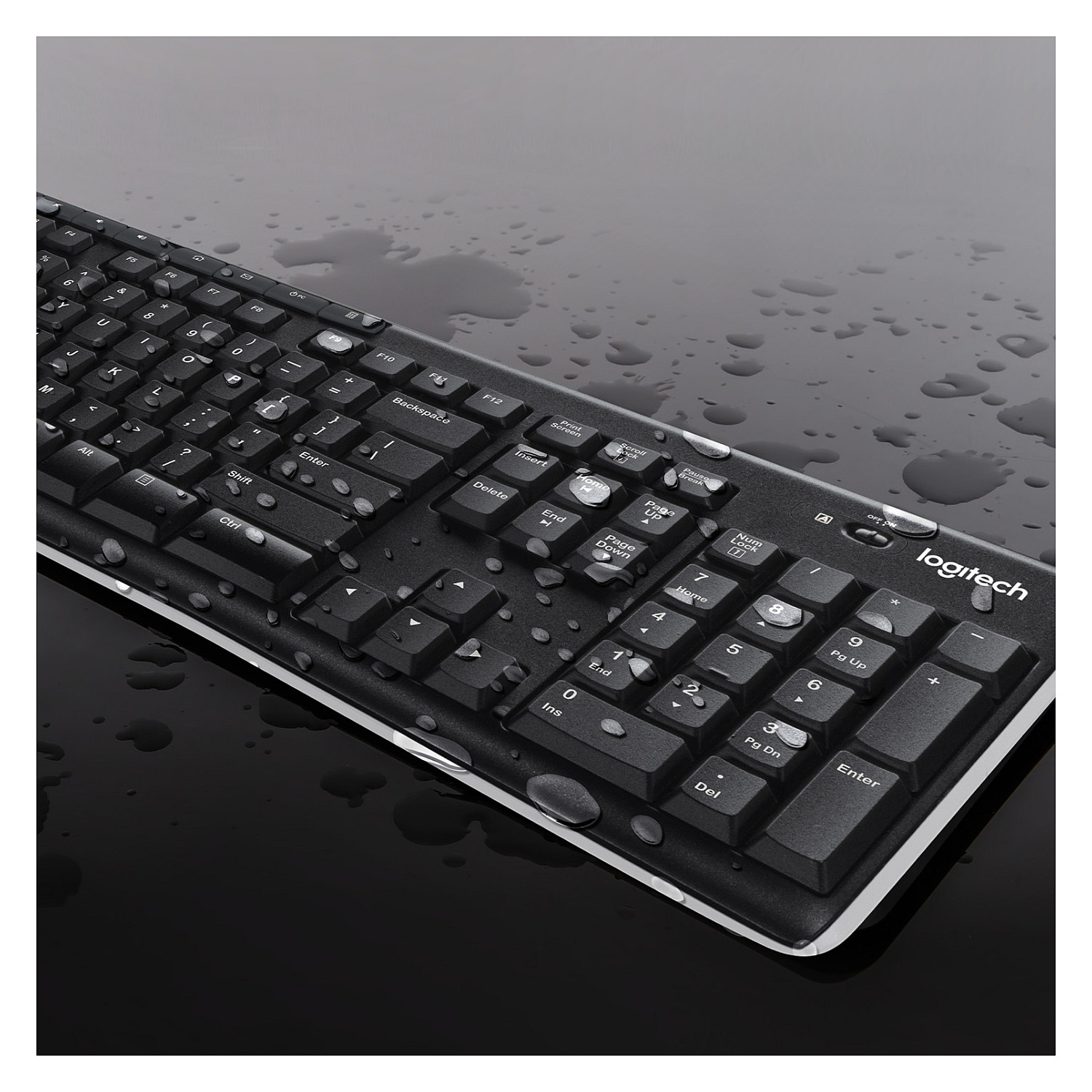 Logitech Wireless Combo MK270 keyboard Mouse included RF Wireless QWERTY US International Black, Silver – internacionalna non HR tipkovnica-7