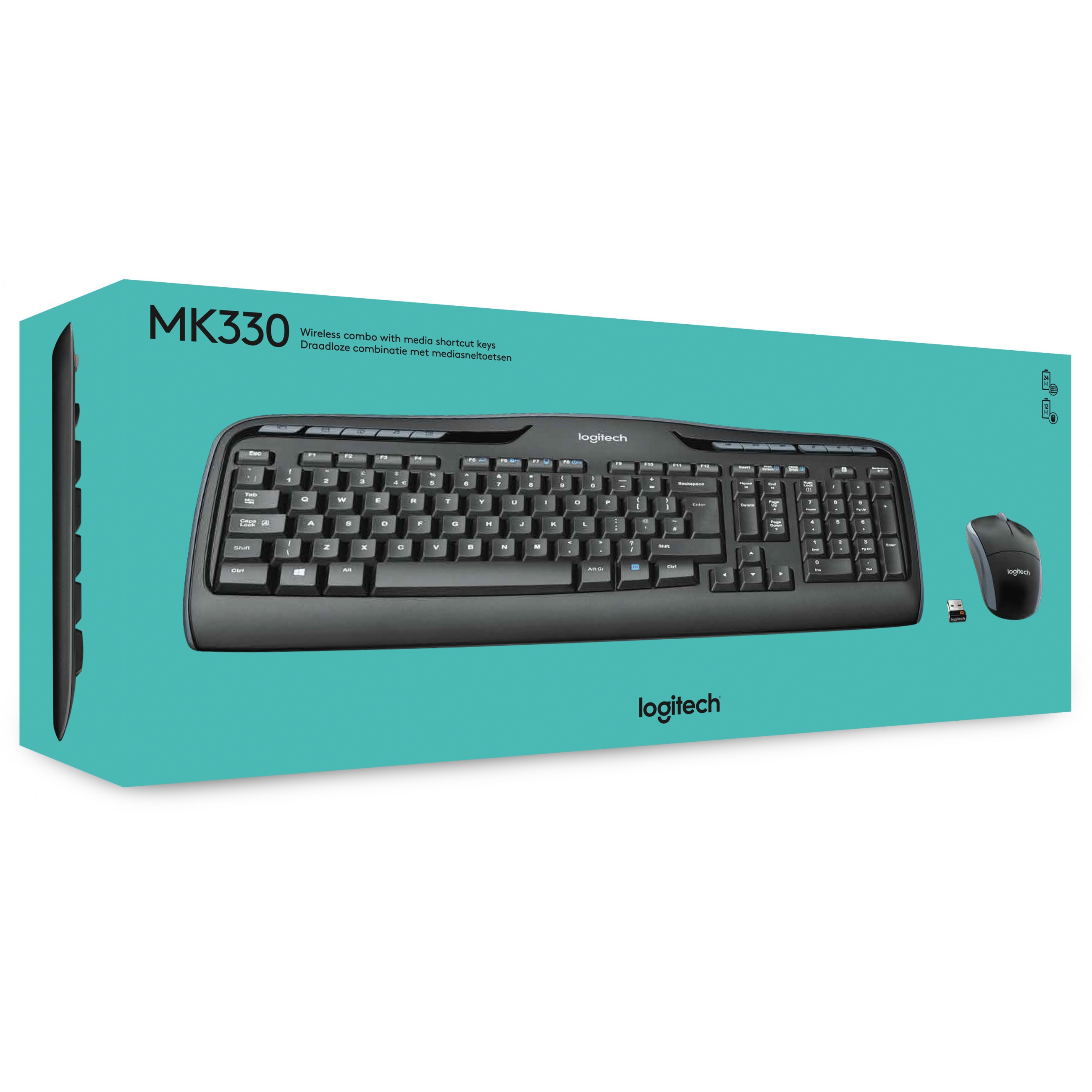 Bežični komplet LOGITECH Wireless Combo MK330 (miš i tipkovnica) – internacionalna non HR tipkovnica-5