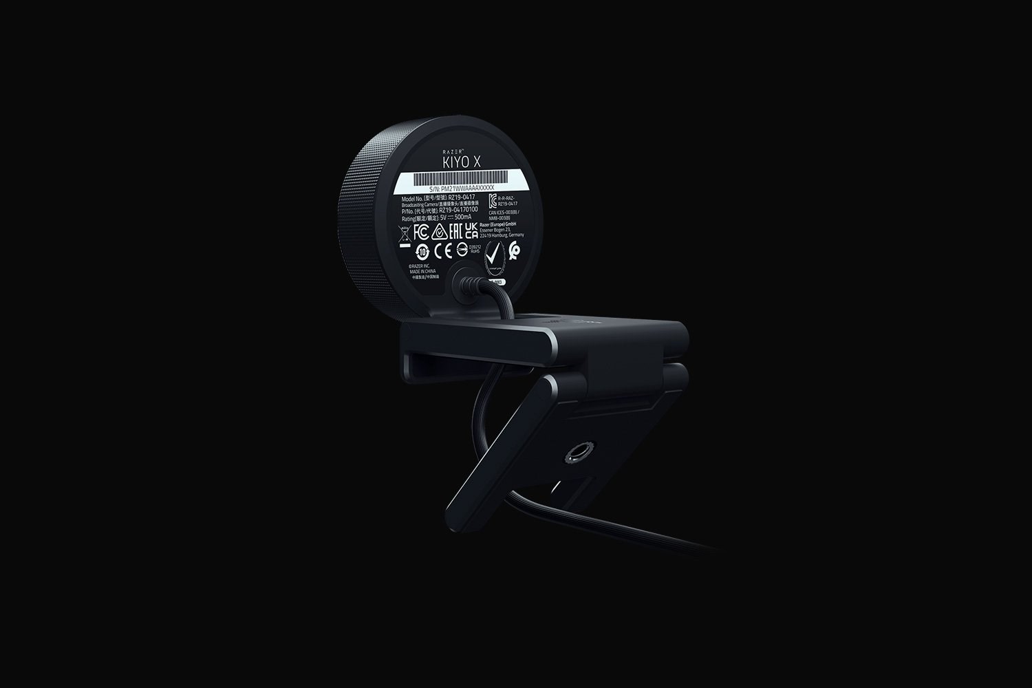Razer Kiyo X webcam 2.1 MP 1920 x 1080 pixels USB 2.0 Black-3