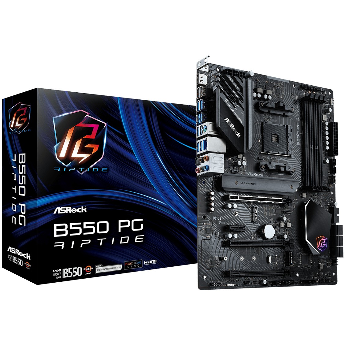 Matična ploča AMD B550 ASROCK B550 PG Riptide (Socket AM4, ATX)-3