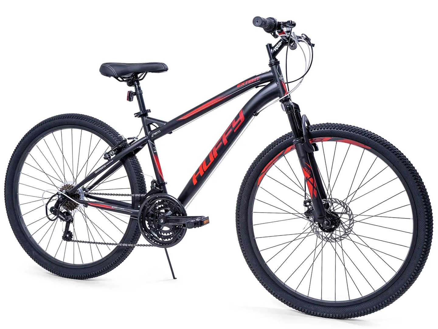 Brdski bicikl HUFFY Extent 27.5" (18 brzina, Shimano mjenjač, prednja disk kočnica) Crni