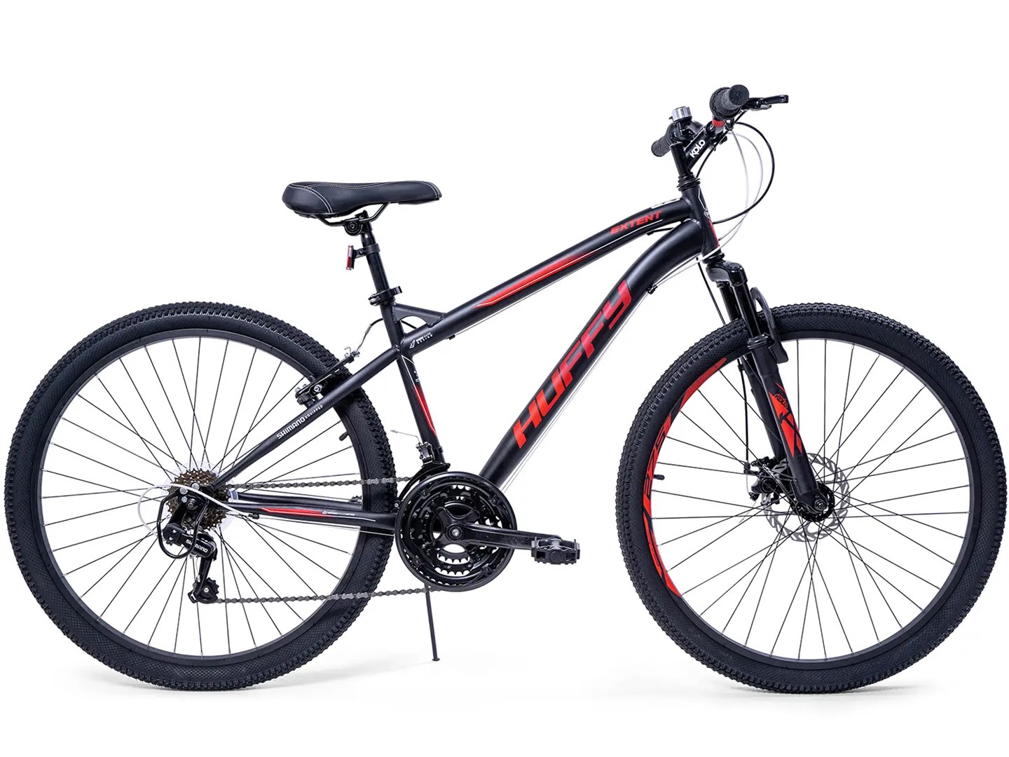 Brdski bicikl HUFFY Extent 27.5" (18 brzina, Shimano mjenjač, prednja disk kočnica) Crni-1
