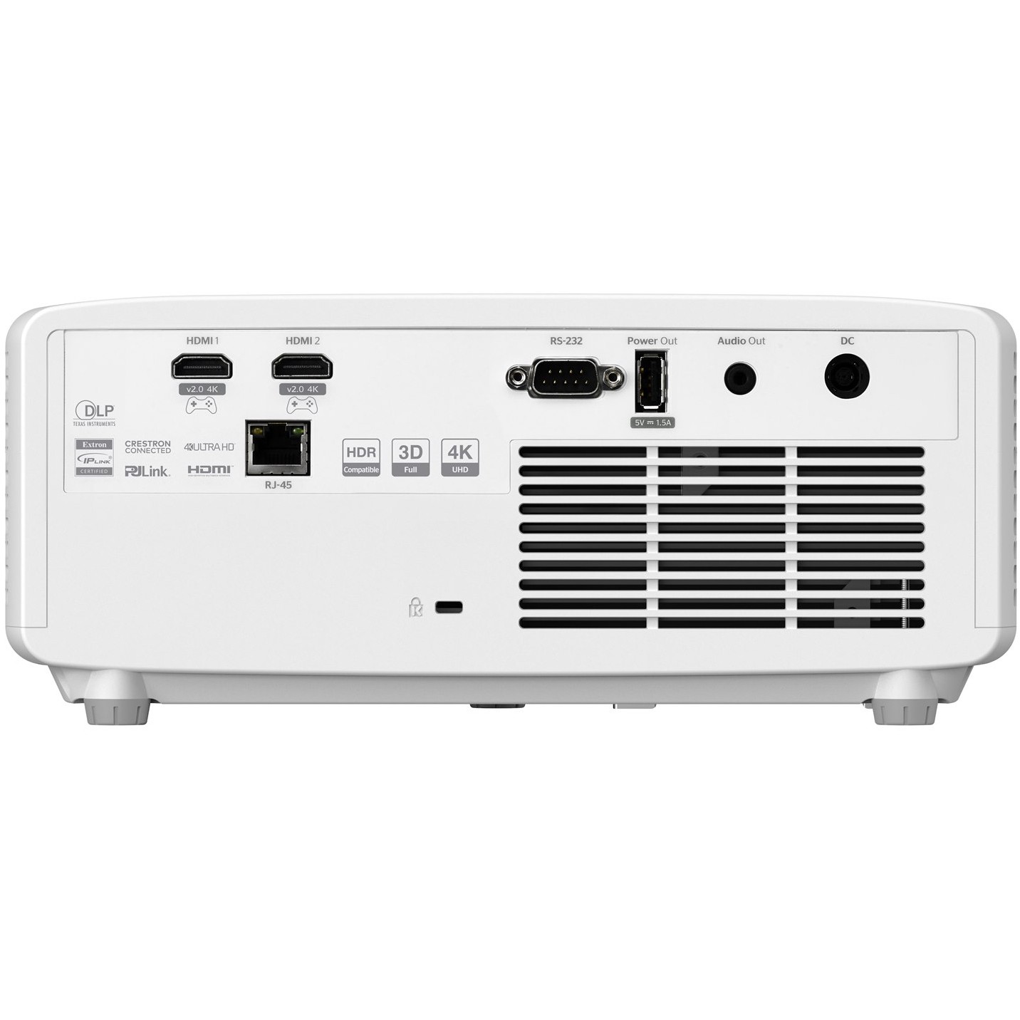 Projektor OPTOMA UHZ66 Short throw projector 4000 ANSI lumens DLP UHD 4K (3840x2160) 3D Bijeli-4