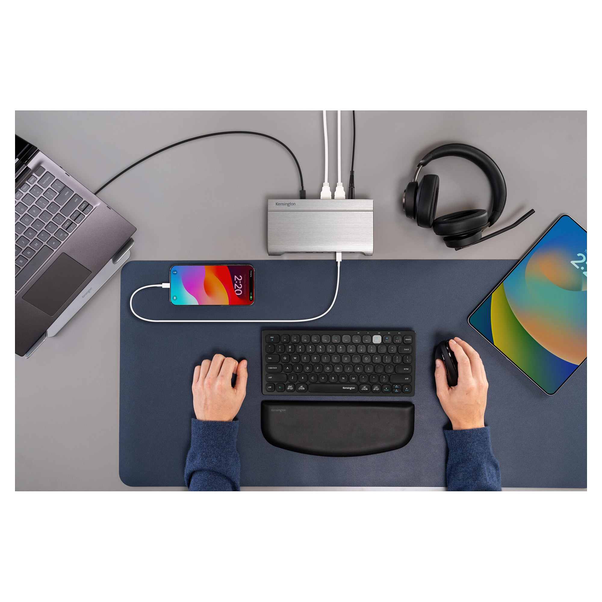 Podloga za hlađenje laptopa KENSINGTON SmartFit Easy Riser crna-8