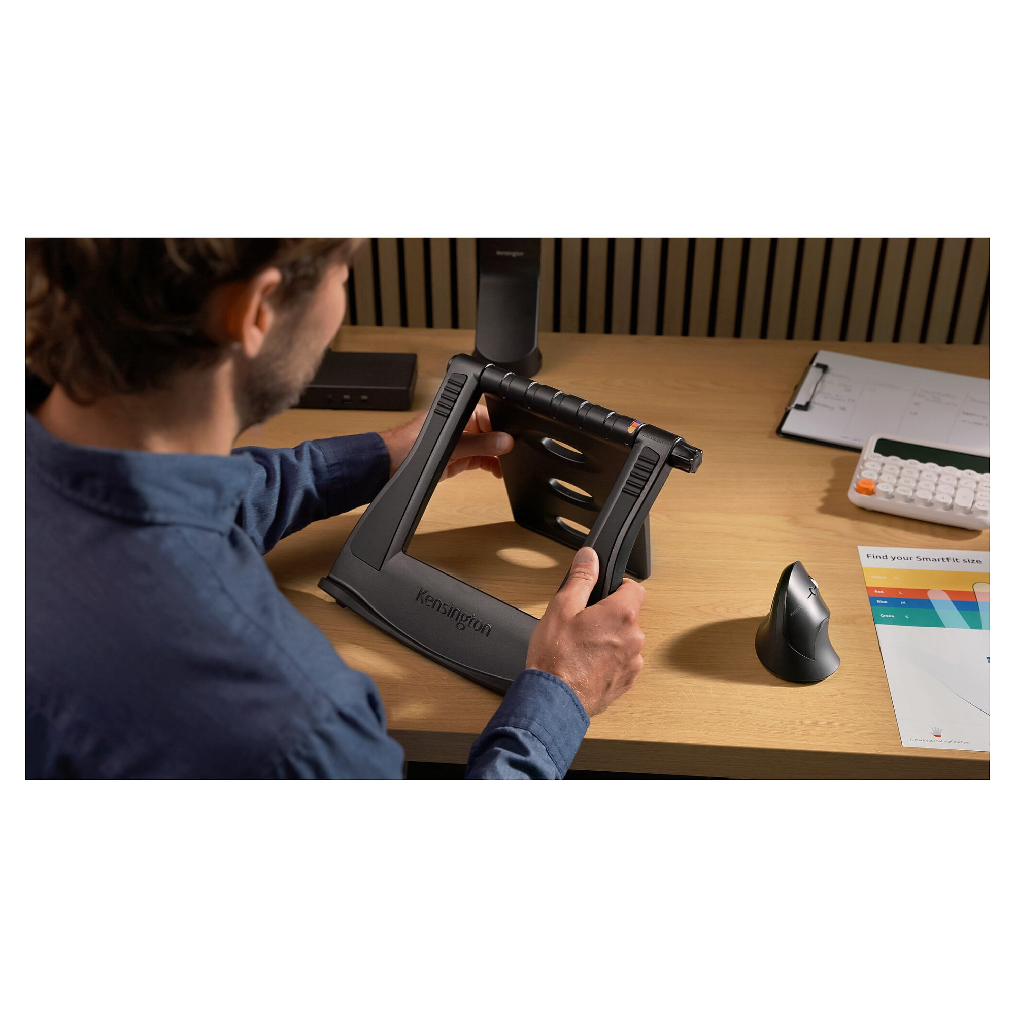 Podloga za hlađenje laptopa KENSINGTON SmartFit Easy Riser crna-11