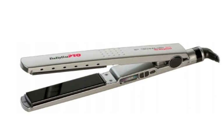 Pegla za kosu BaByliss PRO BAB2091EPE (EP Technology 5.0 titanijsko-keramičke ploče 28 × 110 mm, Ionic tehnologija, Advanced Heat Management™, 5 temperatura 150–230 °C, LED zaslon, rotirajući kabel)-0