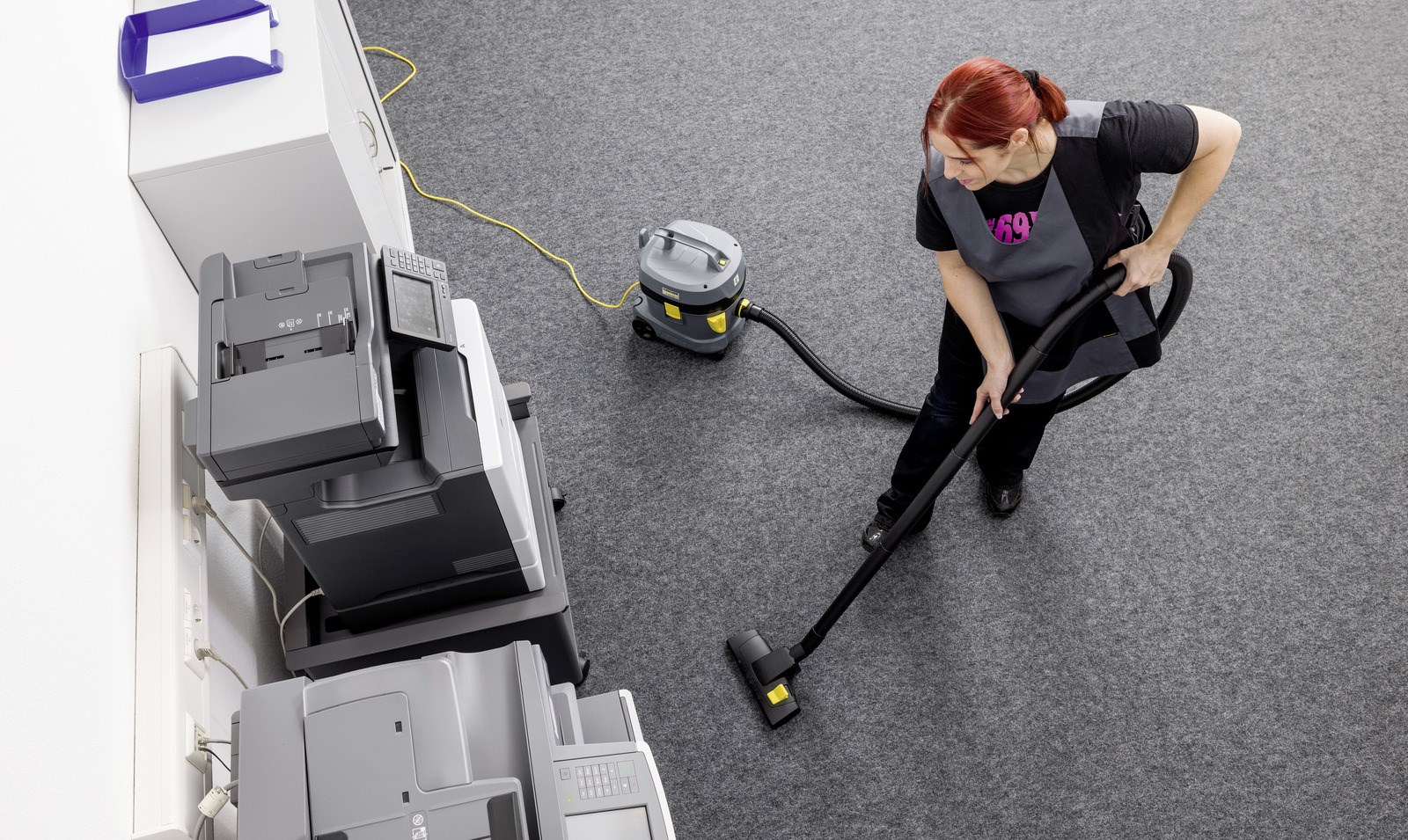 Usisavač KARCHER T 11/1 CLASSIC VACUUM CLEANER (850 W, 11 L, crna, žuta, siva)-4