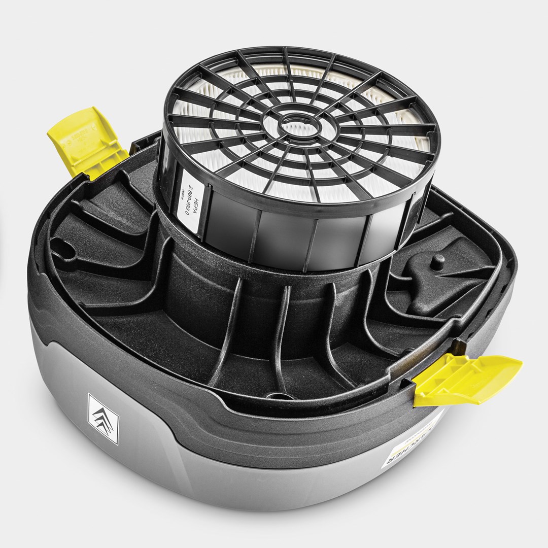 Usisavač KARCHER T 11/1 CLASSIC VACUUM CLEANER (850 W, 11 L, crna, žuta, siva)-2