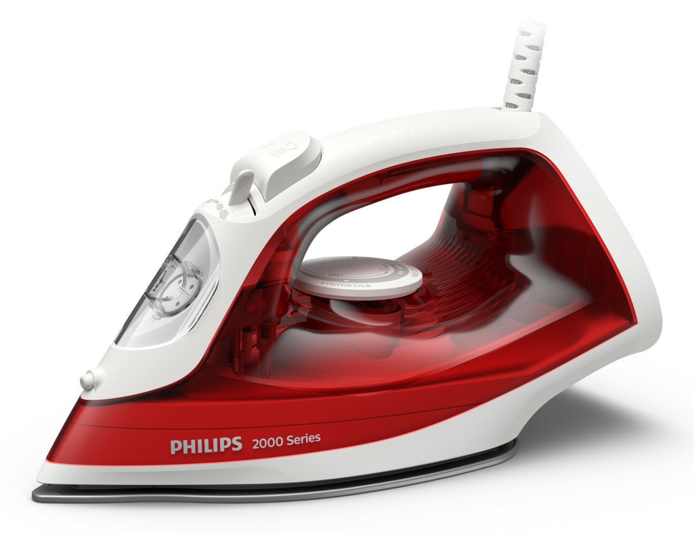 Philips Steam Iron DST 2010/40 Non-stick soleplate Red, White-0