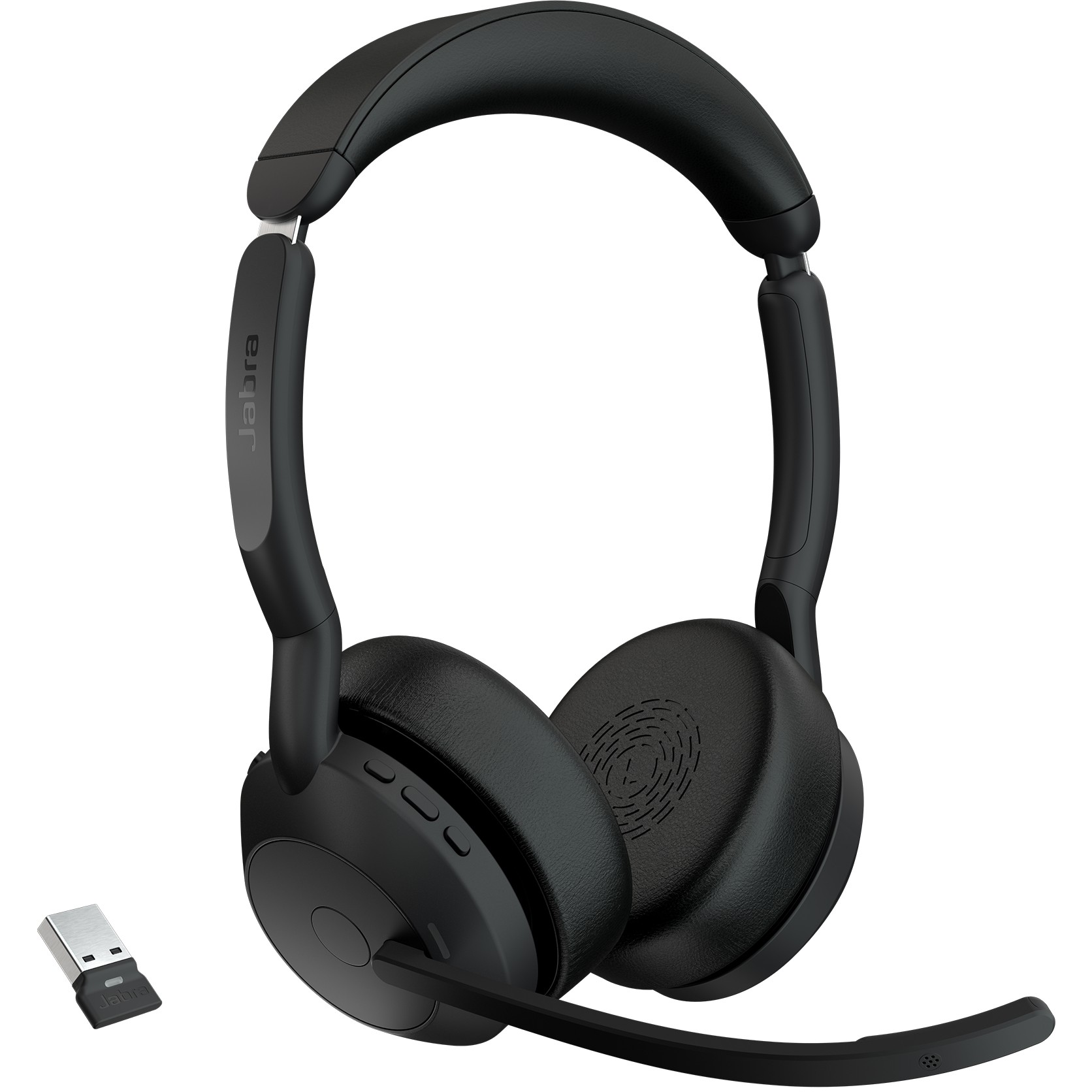Slušalice JABRA 25599-989-999 bežične s glavnim trakama za ured/pozivni centar Bluetooth crna boja