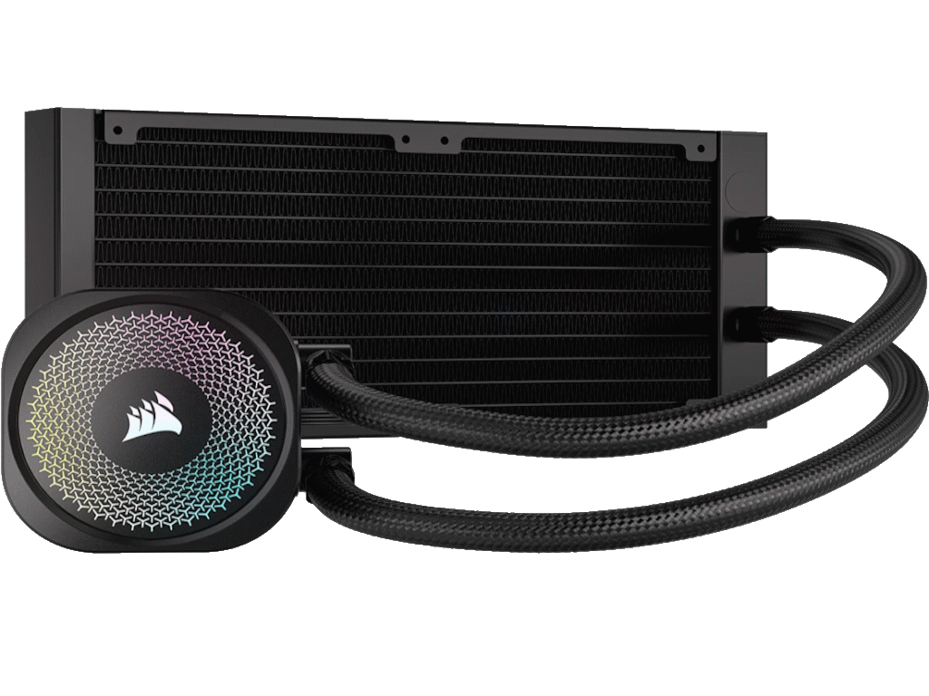 Hladnjak za procesor CORSAIR NAUTILUS 240 RS ARGB (Air cooler, crni, 2 ventilatora, LED osvjetljenje)-5