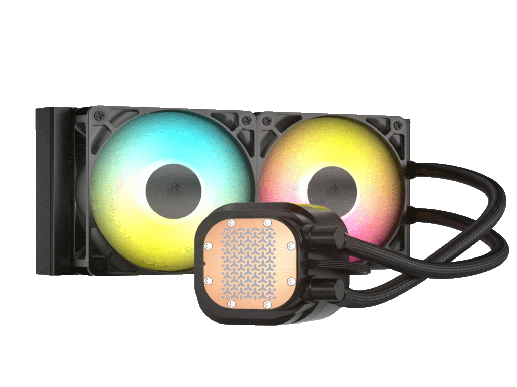 Hladnjak za procesor CORSAIR NAUTILUS 240 RS ARGB (Air cooler, crni, 2 ventilatora, LED osvjetljenje)-6