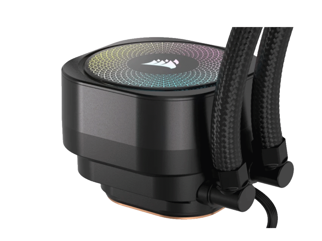 Hladnjak za procesor CORSAIR NAUTILUS 240 RS ARGB (Air cooler, crni, 2 ventilatora, LED osvjetljenje)-7