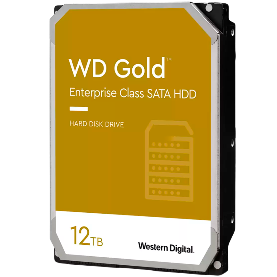 Western Digital Gold WD122KRYZ internal hard drive 12 TB 7200 RPM 512 MB 3.5" Serial ATA III