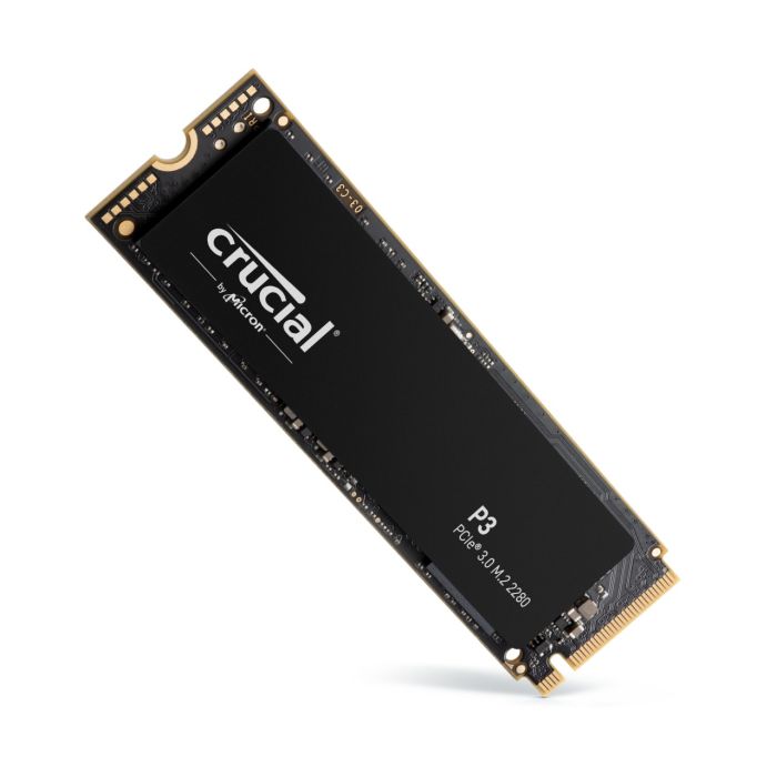 Crucial SSD P3 500GB M.2 2280 PCIE Gen3.0 3D NAND, R/W: 3500/1900 MB/s, Storage Executive + Acronis SW included-1