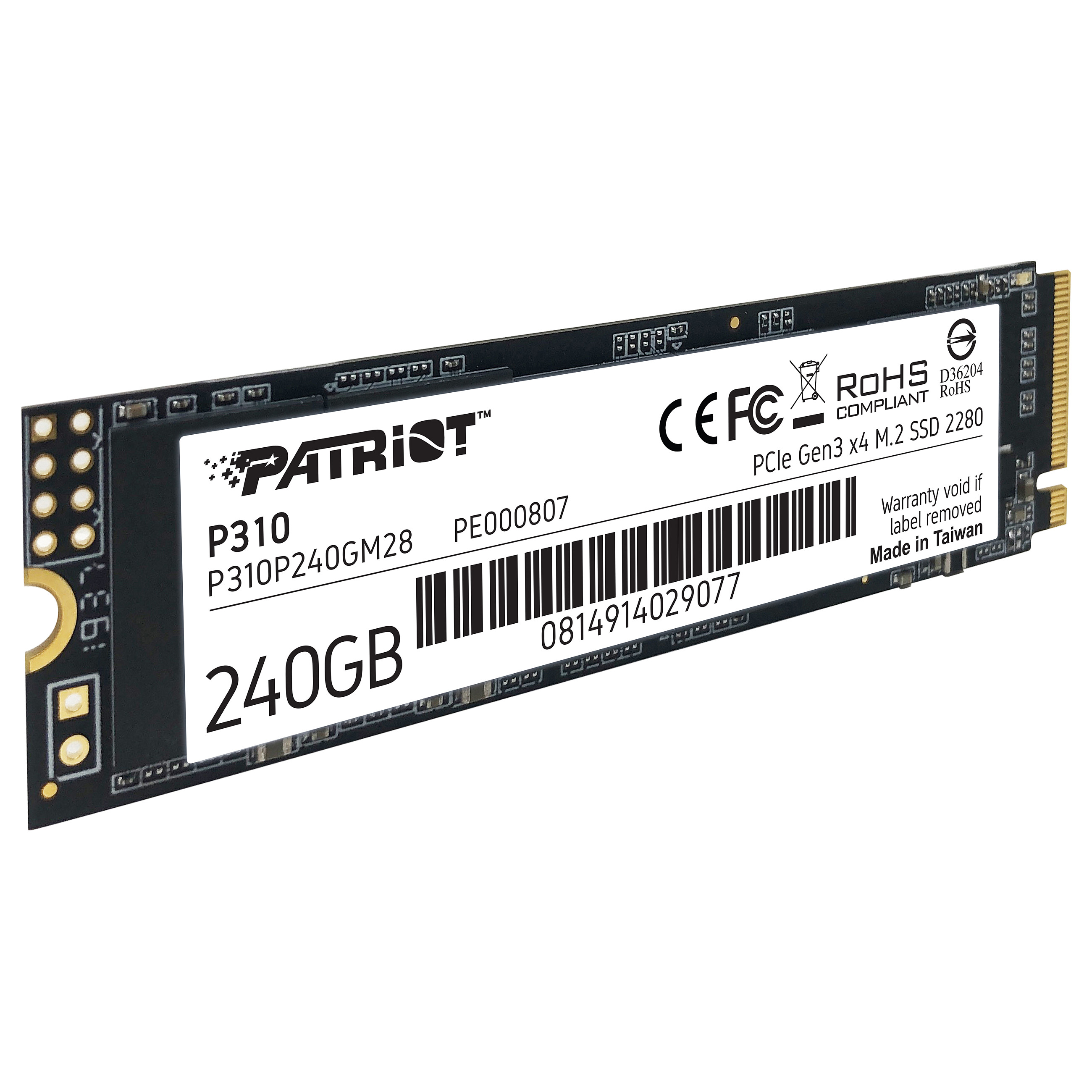 SSD PATRIOT P310 240 GB M.2 2280-3
