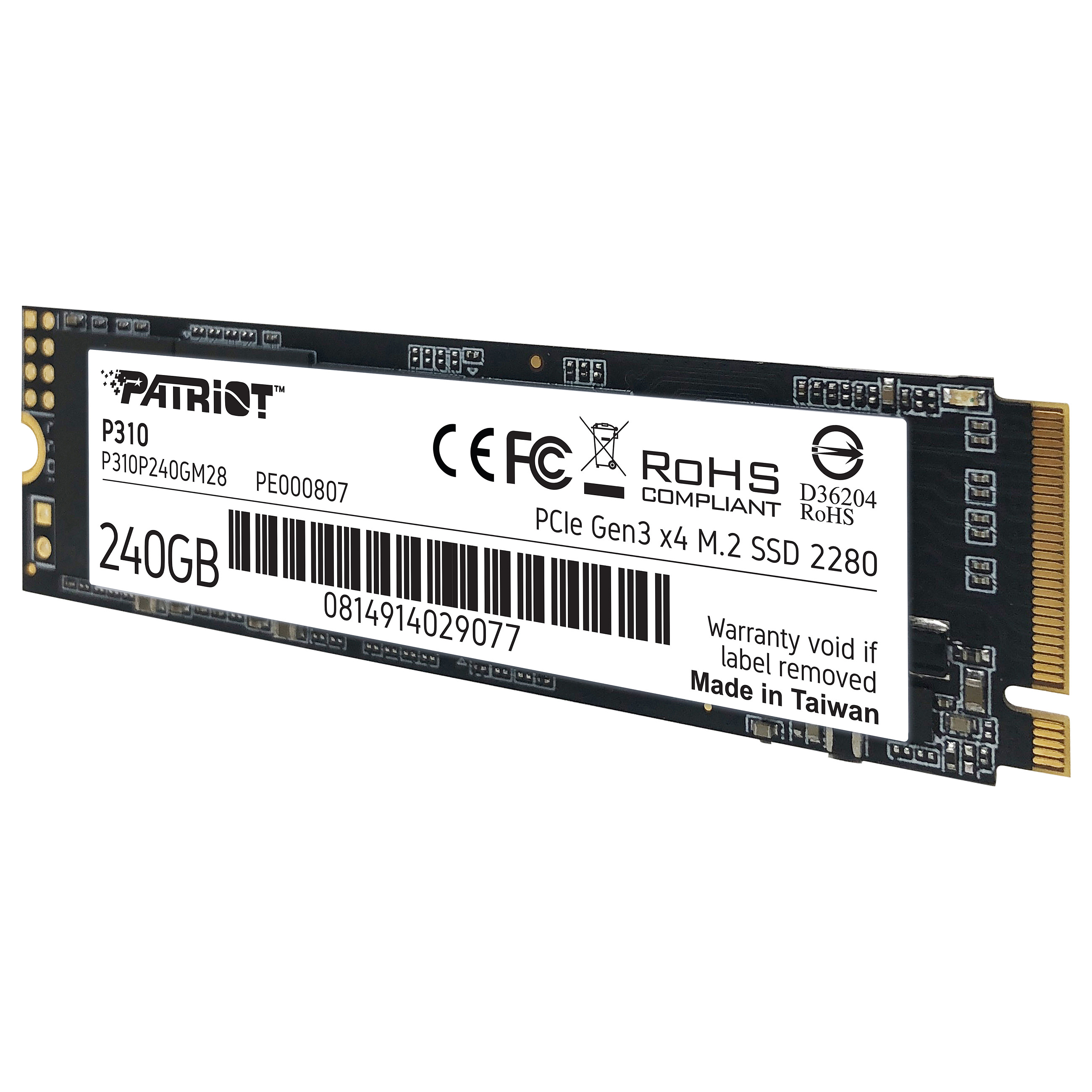 SSD PATRIOT P310 240 GB M.2 2280-4