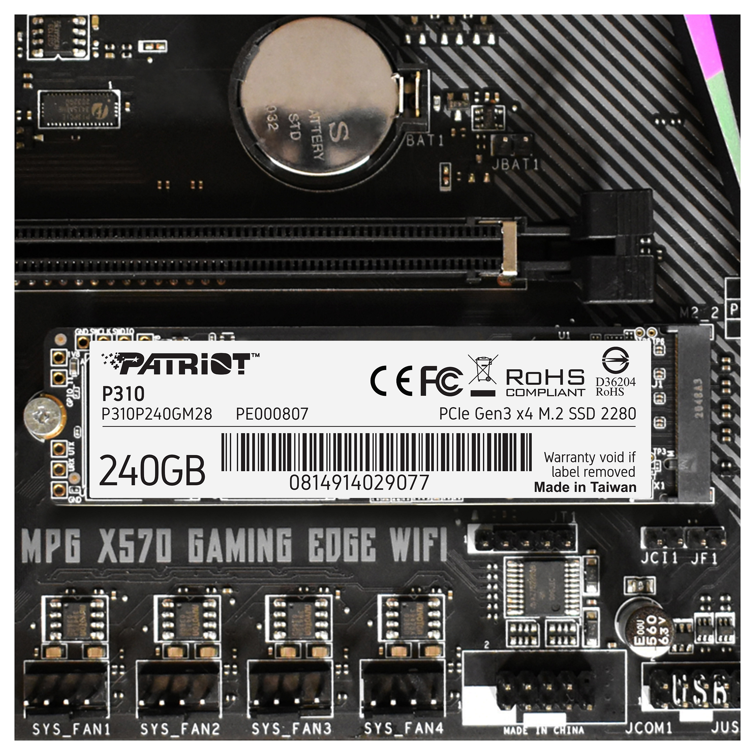 SSD PATRIOT P310 240 GB M.2 2280-5
