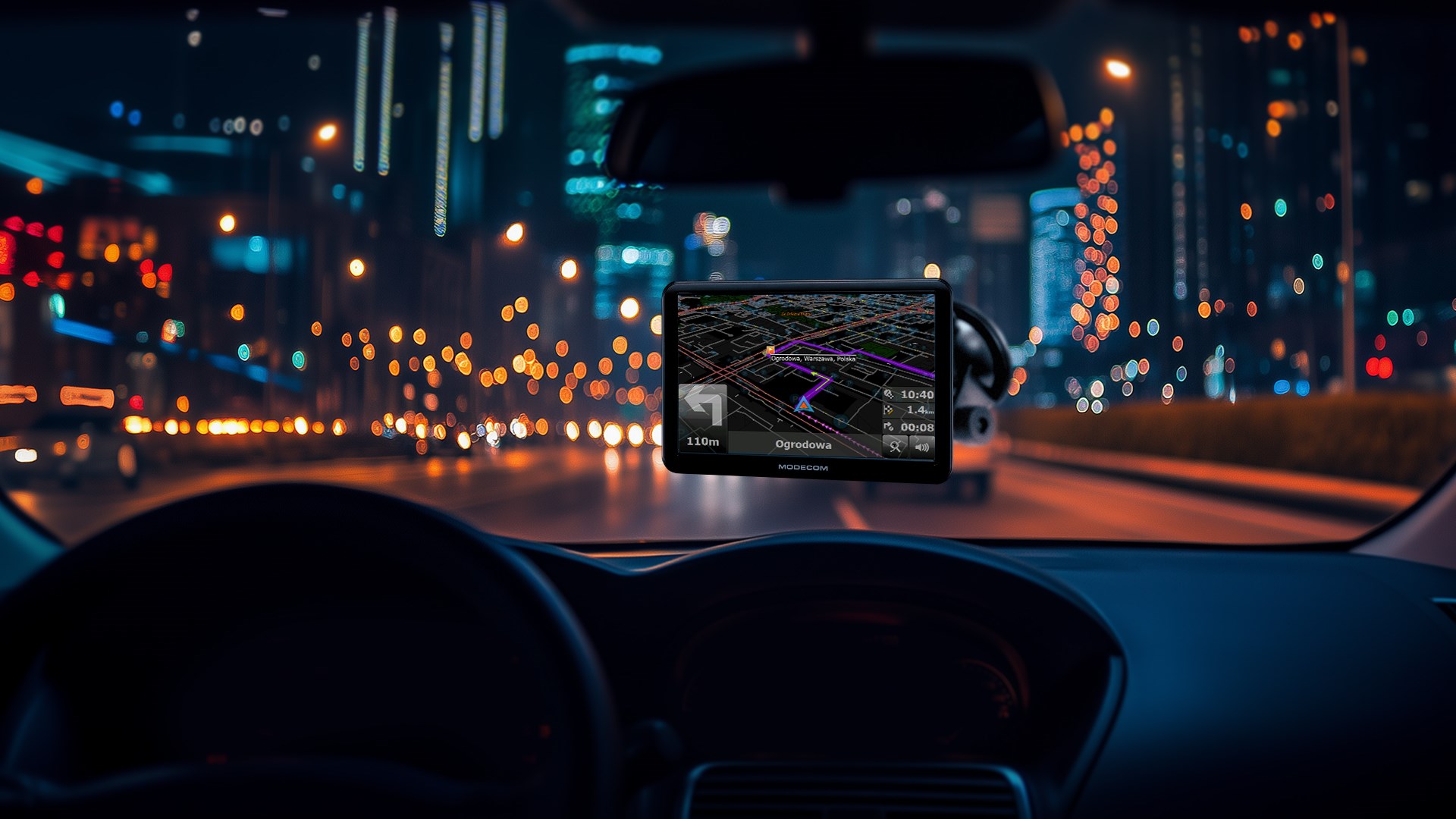 Navigacija MODECOM FreeWAY CX 7.4 (tft, 800 x 480 piksela, 800 MHz, 512 MB RAM, 16 GB, bluetooth)-8