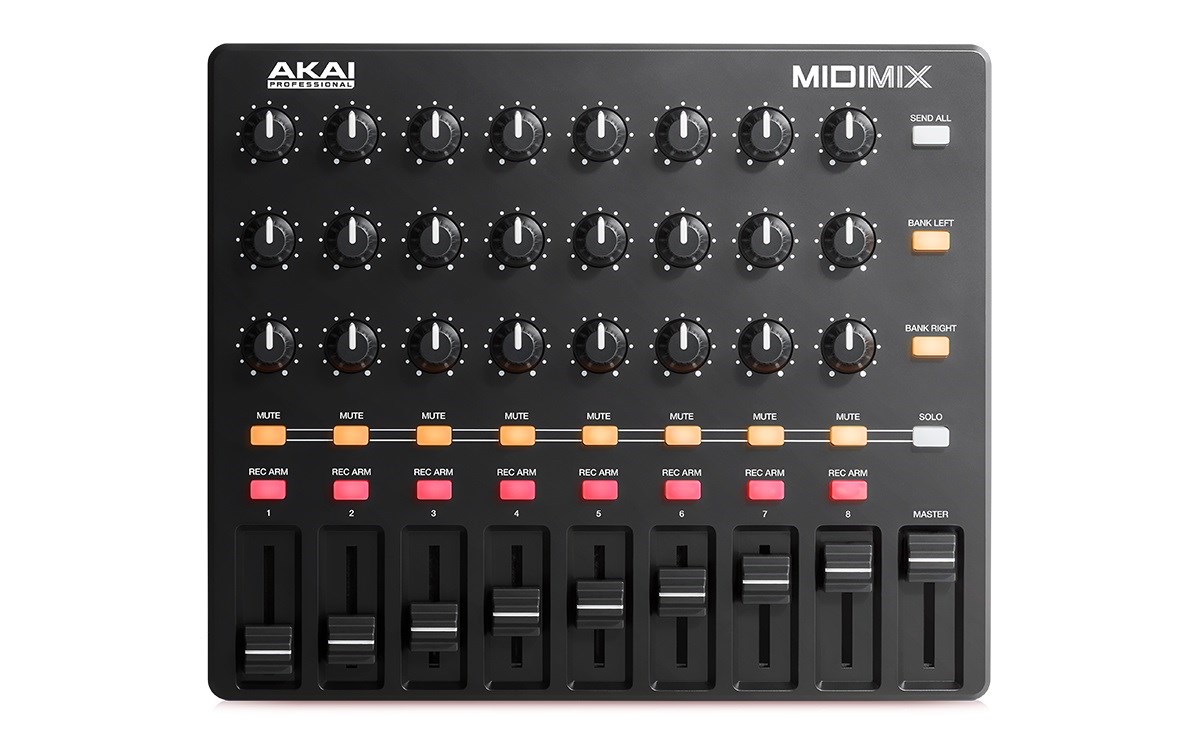 Mikser kontroler AKAI MIDIMIX (USB, crna boja)-1