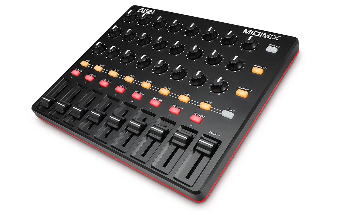 Mikser kontroler AKAI MIDIMIX (USB, crna boja)-0