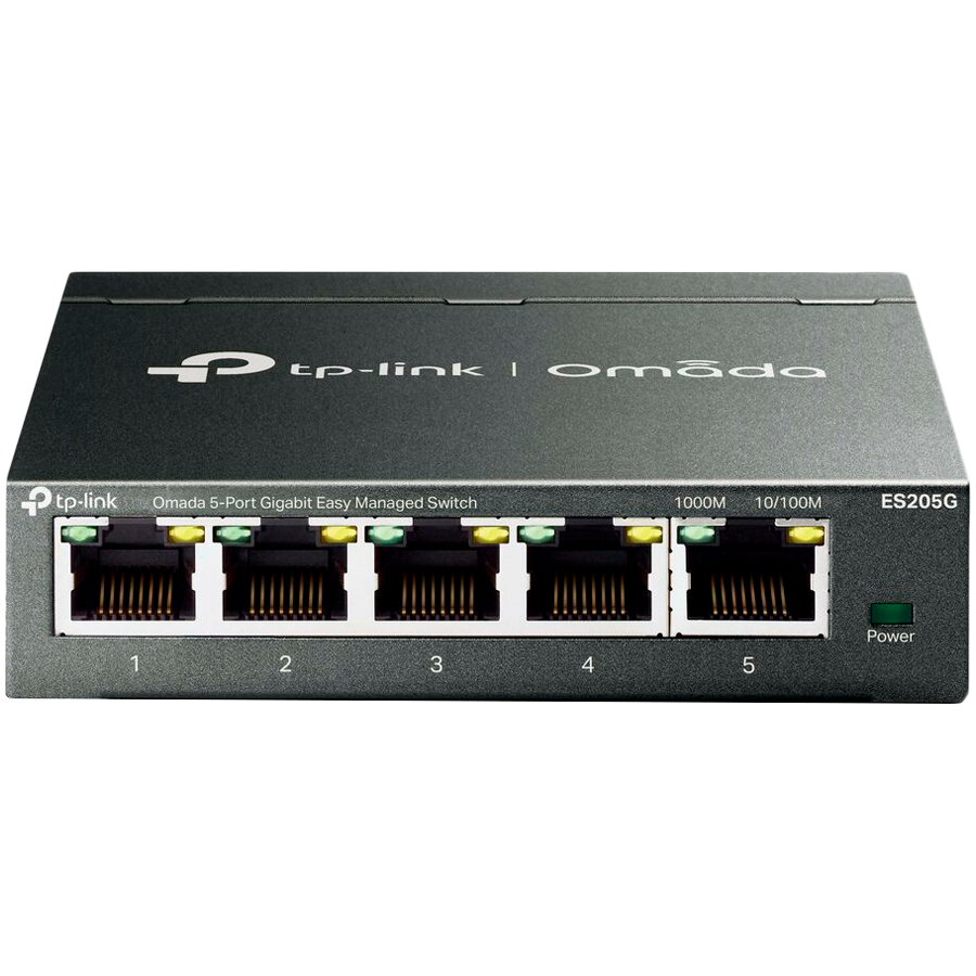 Switch TP-LINK Omada ES205G Managed Gigabit Ethernet (10/100/1000) crni-0