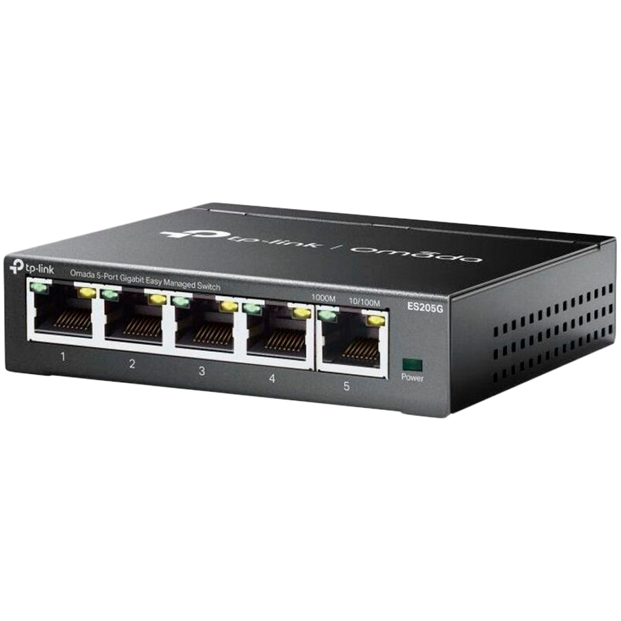 Switch TP-LINK Omada ES205G Managed Gigabit Ethernet (10/100/1000) crni-2