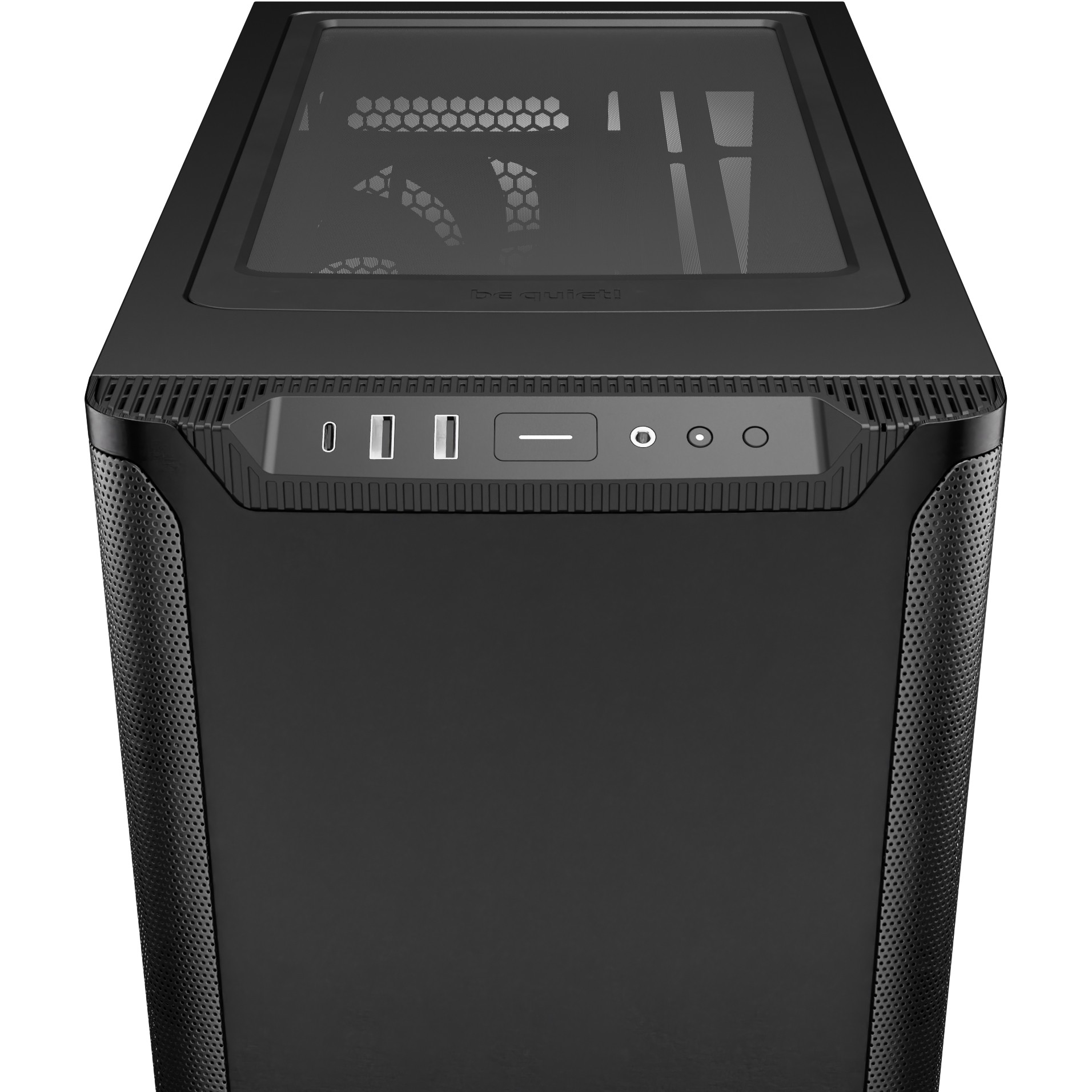 PC kućište BE QUIET! PURE BASE 501 Black Midi Tower (Midi Tower, ATX, micro ATX, Mini-ITX, 2x 3.5" bays, 5x 2.5" bays, 2x USB 3.2 Gen 2 Type-A, 1x USB 3.2 Gen 2 Type-C)-5