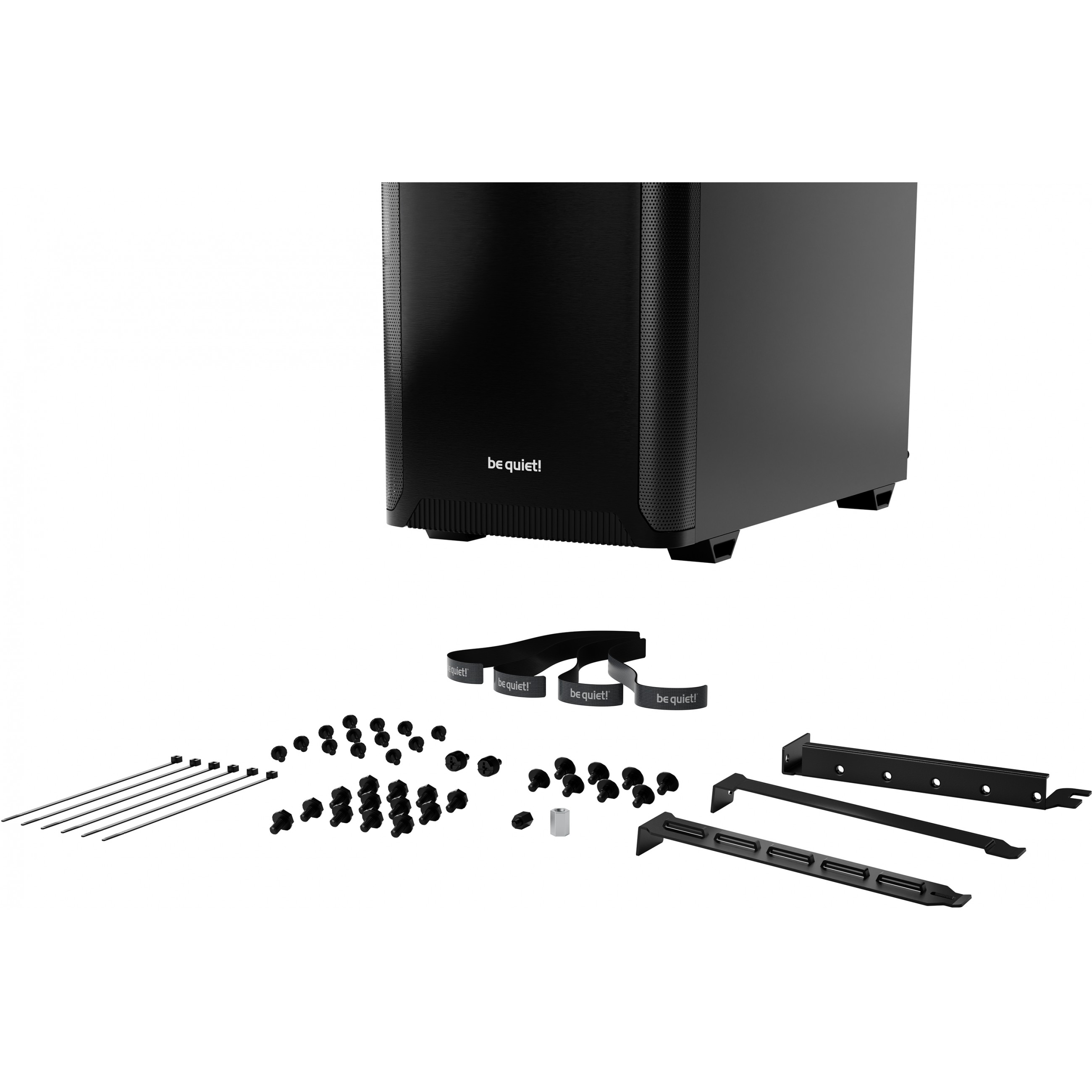 PC kućište BE QUIET! PURE BASE 501 Black Midi Tower (Midi Tower, ATX, micro ATX, Mini-ITX, 2x 3.5" bays, 5x 2.5" bays, 2x USB 3.2 Gen 2 Type-A, 1x USB 3.2 Gen 2 Type-C)-6