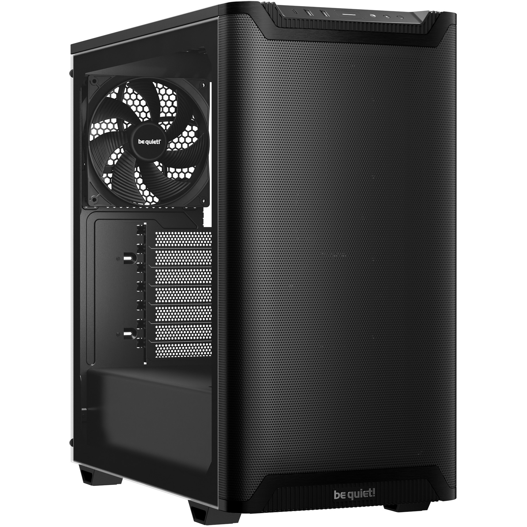 Kućište za računalo BE QUIET! PURE BASE 501 (Midi Tower, crna boja, prozor za protok zraka, podržava ATX/micro ATX/Mini-ITX)-0