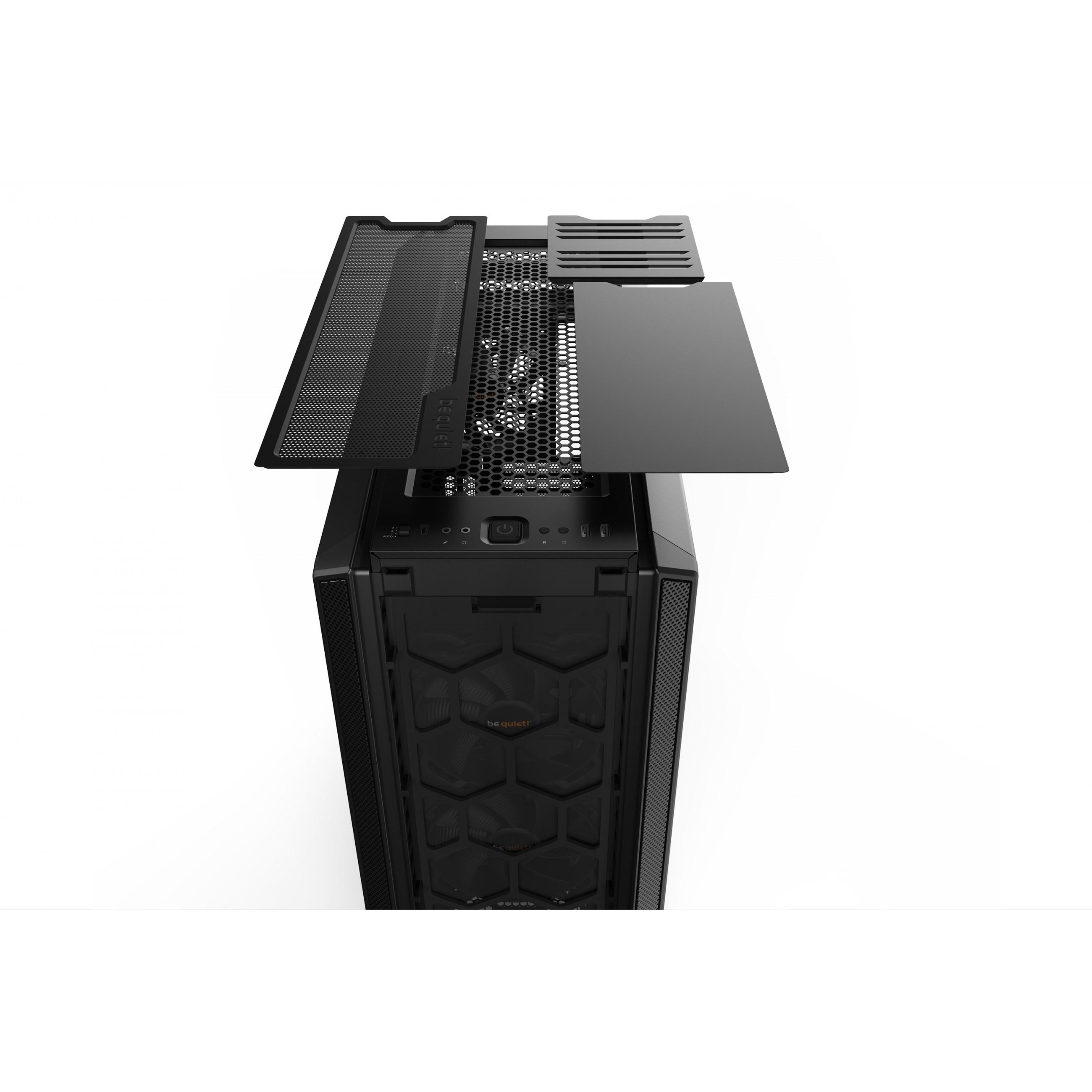 Kućište za računalo BE QUIET! Silent Base 802 Window Black Midi Tower (podržava ATX, EATX, micro ATX, Mini-ITX, tekuće hlađenje, 3x 3.5" utora, 7x 2.5" utora)-4