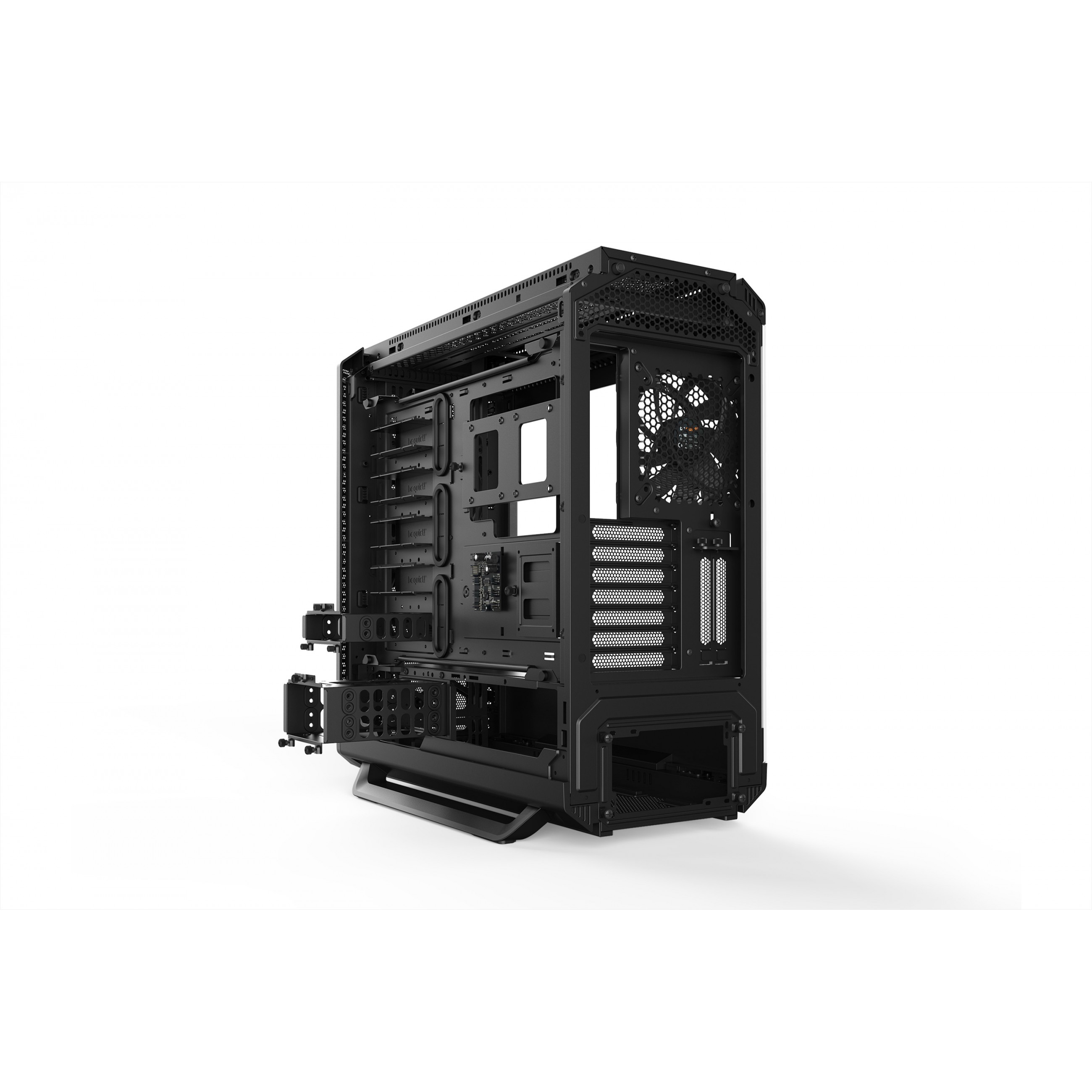 Kućište za računalo BE QUIET! Silent Base 802 Window Black Midi Tower (podržava ATX, EATX, micro ATX, Mini-ITX, tekuće hlađenje, 3x 3.5" utora, 7x 2.5" utora)-7