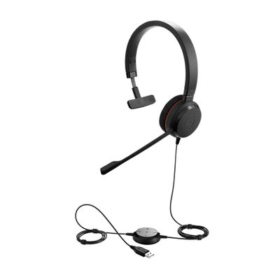 Slušalice JABRA Evolve 20SE MS Stereo (Supraaural, USB Type-A, Wired, Boom mikrofon, Crna)-1