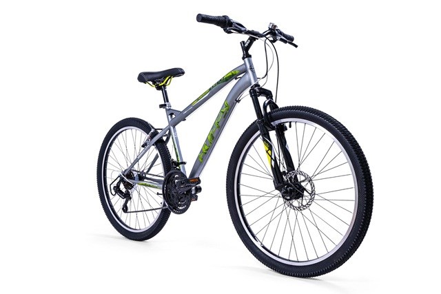 Brdski bicikl HUFFY Extent 26" (18 brzina, Shimano mjenjač, prednja disk kočnica) Srebrni-0