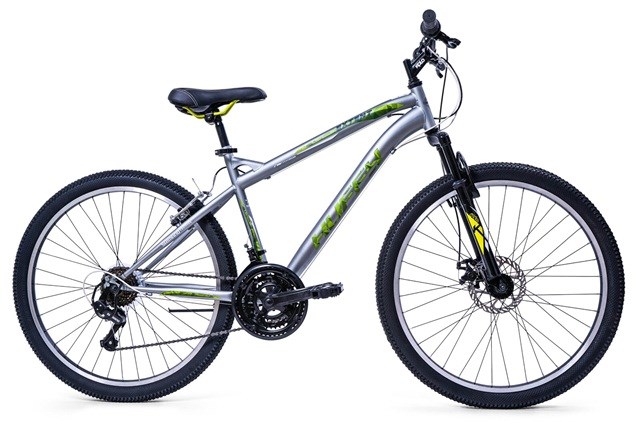 Brdski bicikl HUFFY Extent 26" (18 brzina, Shimano mjenjač, prednja disk kočnica) Srebrni-2