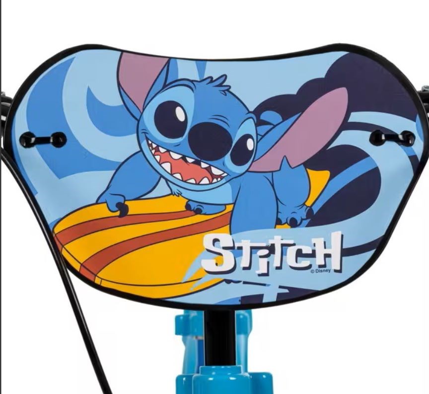 Dječji bicikl HUFFY Disney Stitch 14" (pomoćni kotači, prednja kočnica, za djecu 3-5 god)-3