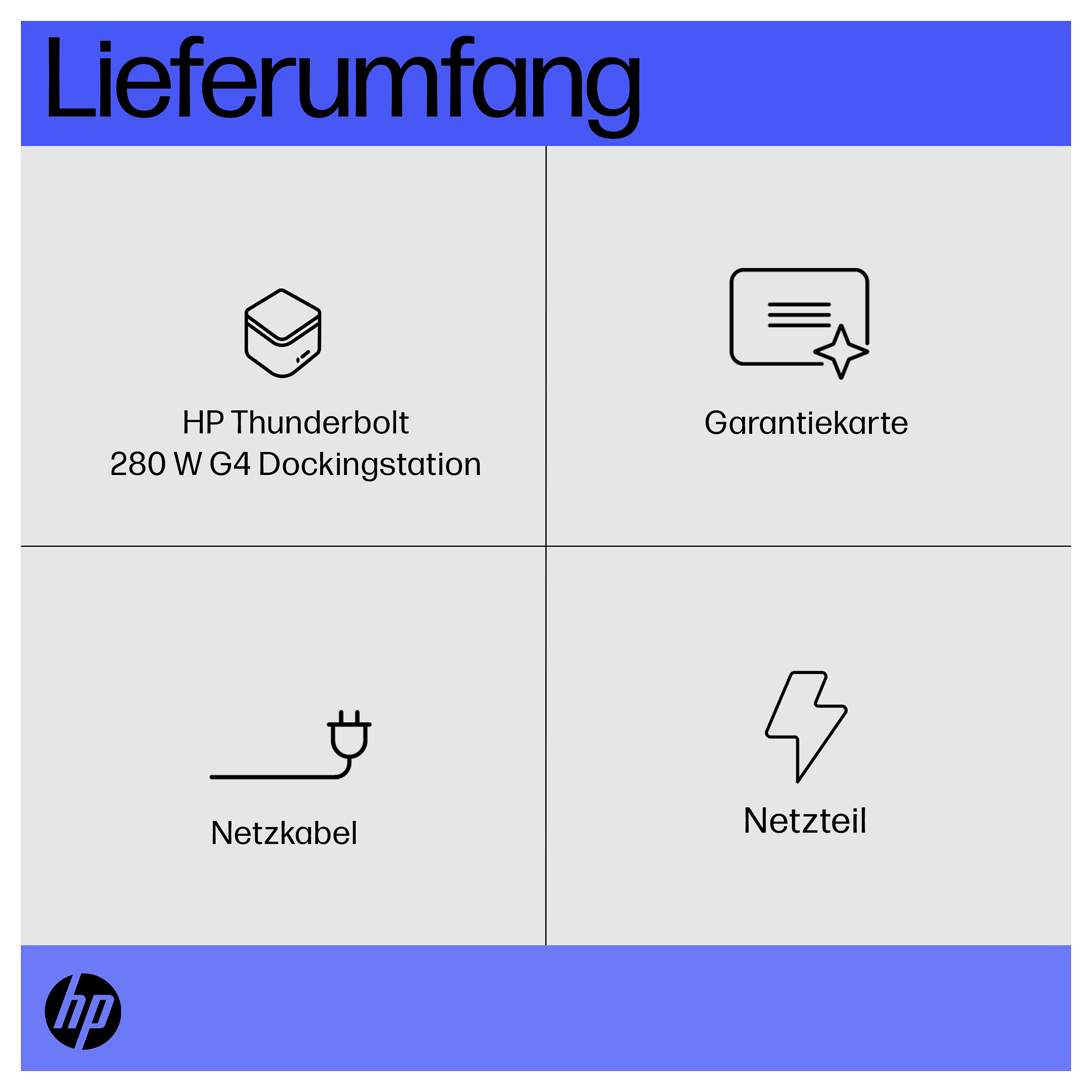 HP Thunderbolt Dock 280W G4 w/Combo Cable-15