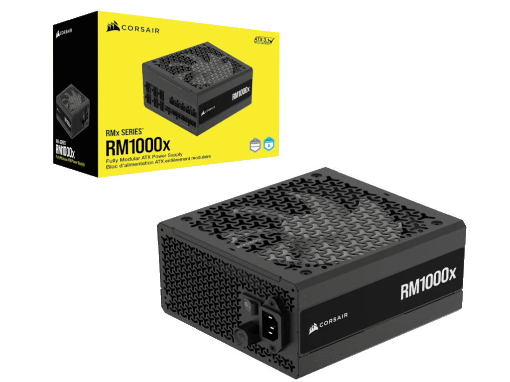 Napajanje CORSAIR RM1000x (1000 W, ATX, 24-pin, Crno)-1