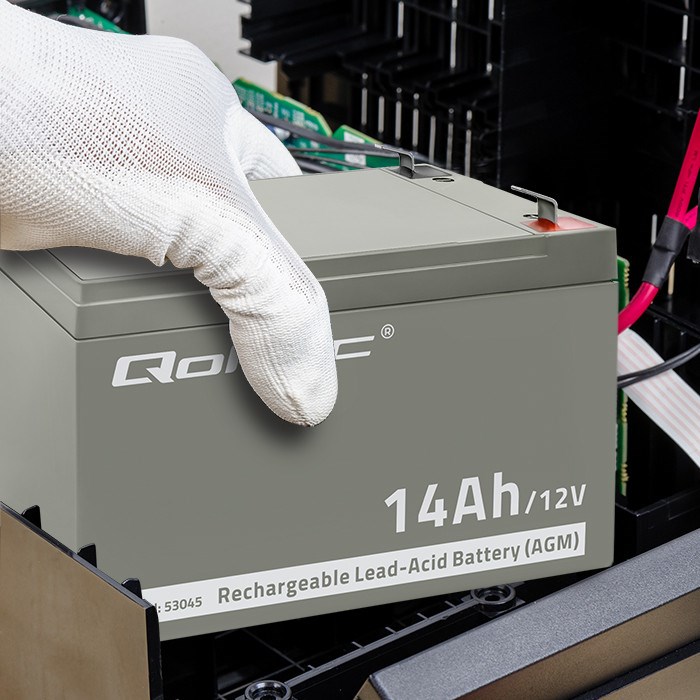 Qoltec 53045 AGM battery | 12V | 14Ah | max. 210A-3