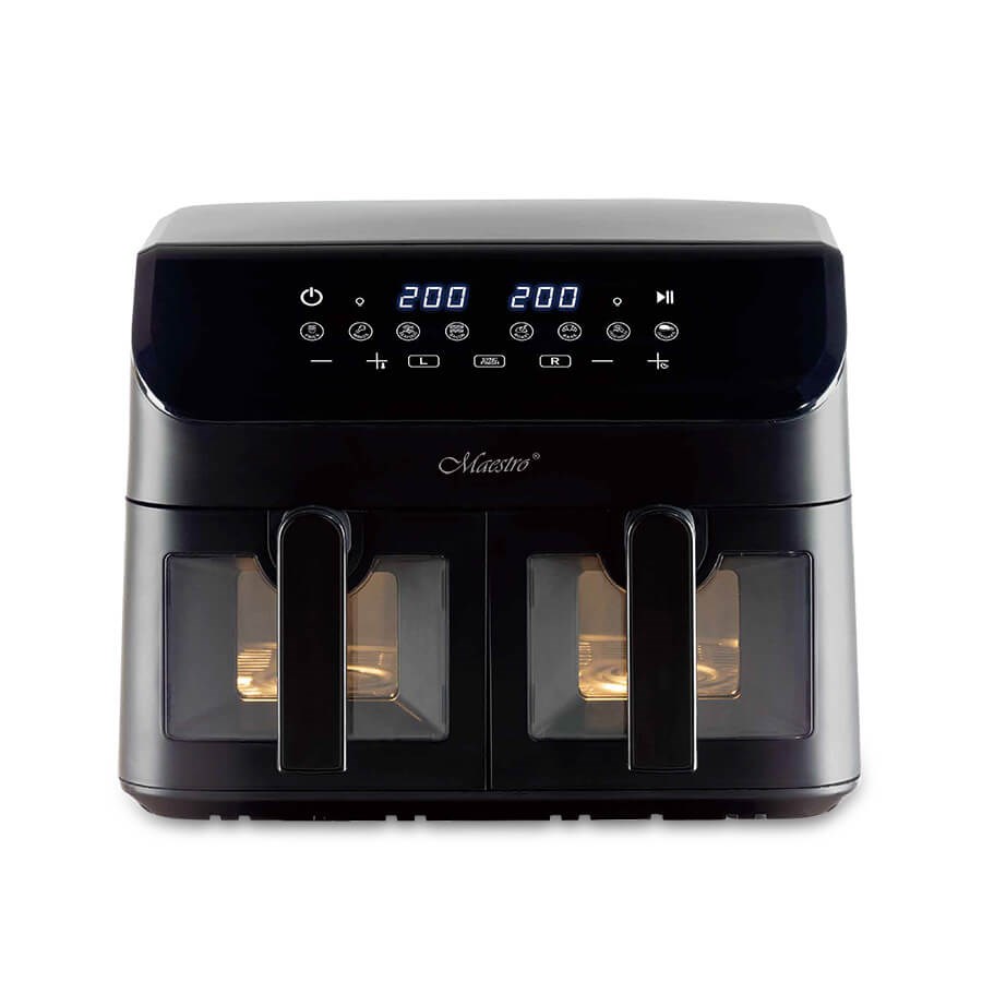 Friteza na vrući zrak MAESTRO MR-758 (2 x 4,5 l, 1800 - 2000 W, 8 programa, 80 - 200 °C, automatsko isključivanje)