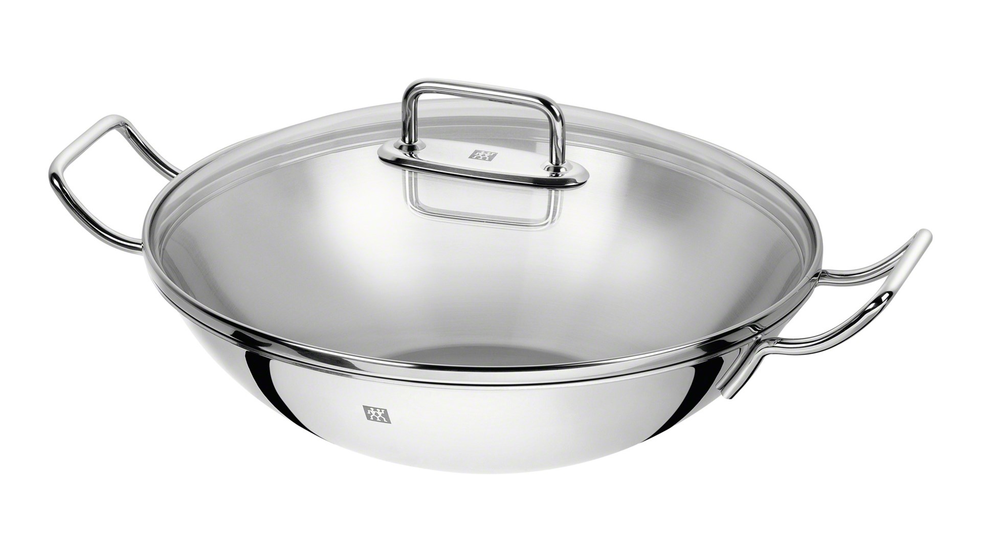 Wok tava ZWILLING Plus (32 cm, nehrđajući čelik, stakleni poklopac, 40992-332-0)-0