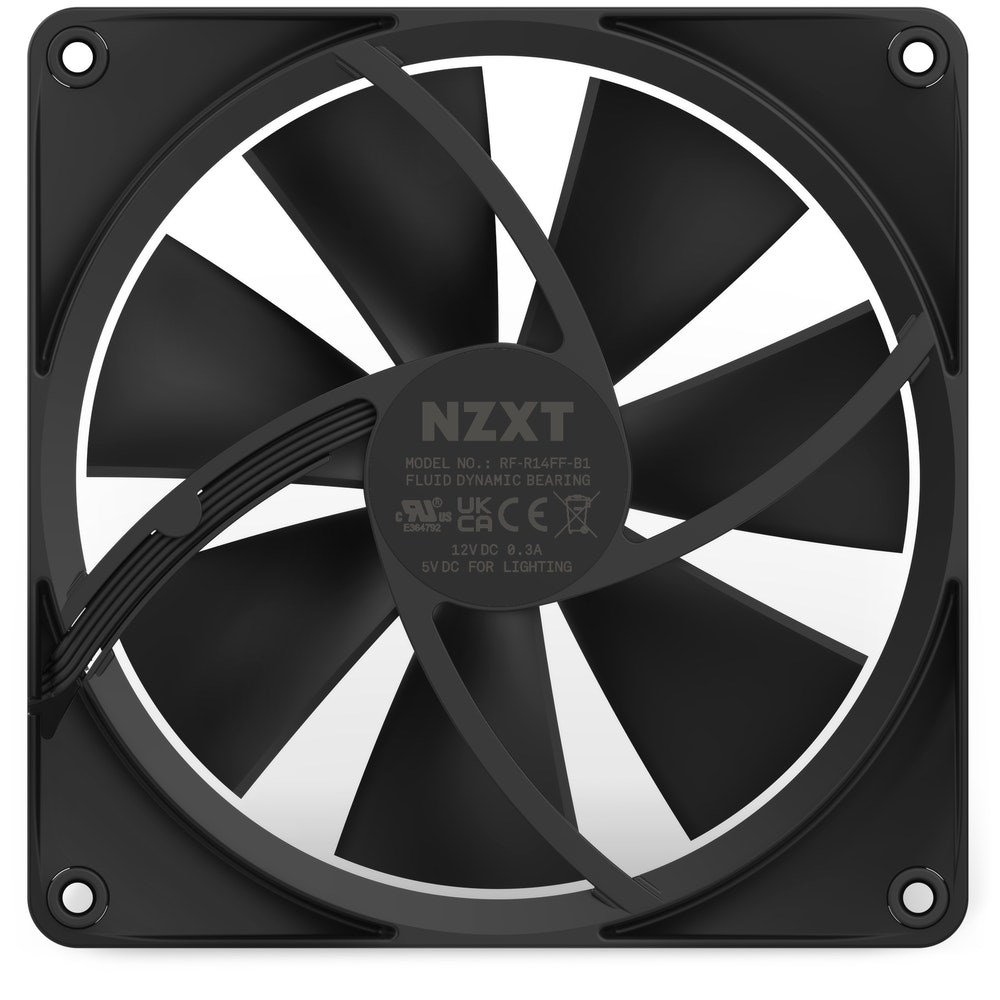 NZXT F140 RGB Computer case Fan 14 cm crna 1 pc(s)-0